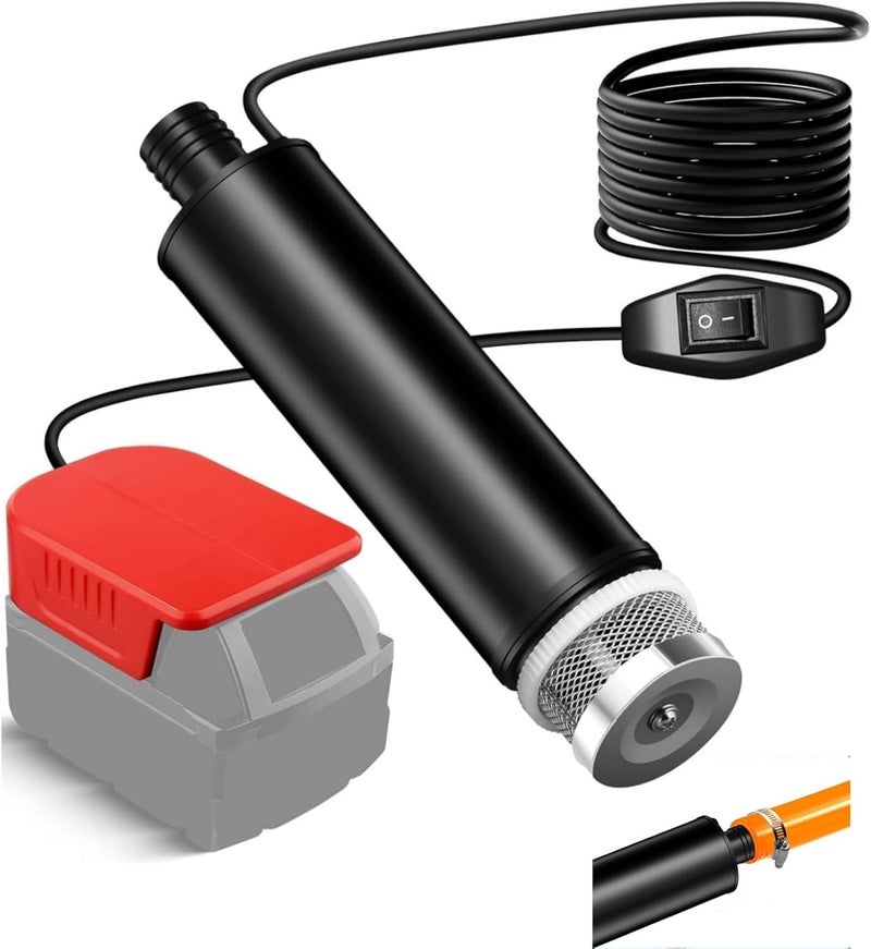TEPULAS Mini Water Transfer Pump for Milwaukee M18 18V Battery, 635GPH Cordless Water Pump for Pool Draining, Pond, Garden, Fish Tank(Bare Tool) - Image 1